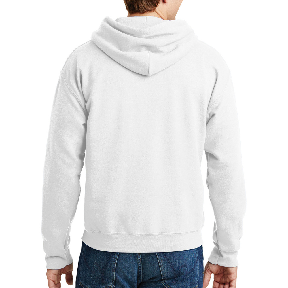 Orange Theory distressed OTF Pullover Pocket Hoodie White - Picture 3 of 4